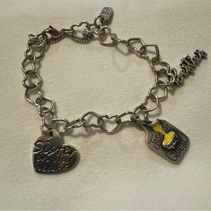 James Avery Silver Heart Charm Bracelet